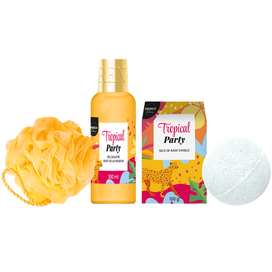 Mini badkuip Tropical Party - cadeauset