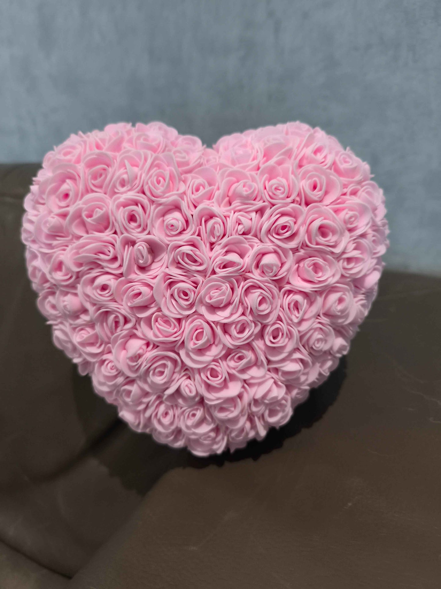 Rozenhart roze handgemaakt 25cm - Uniek en stijlvol