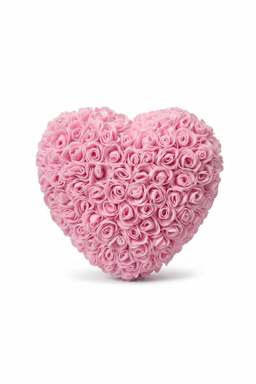 Rozenhart roze handgemaakt 25cm - Uniek en stijlvol