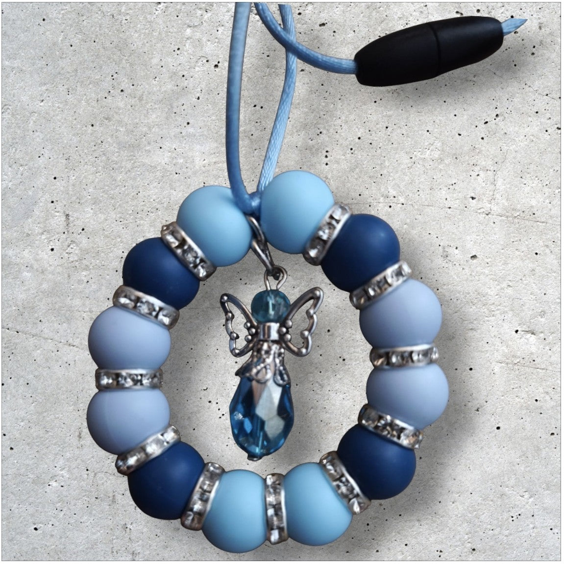 Handmade Car Guardian Angel Rear View Mirror Hanger