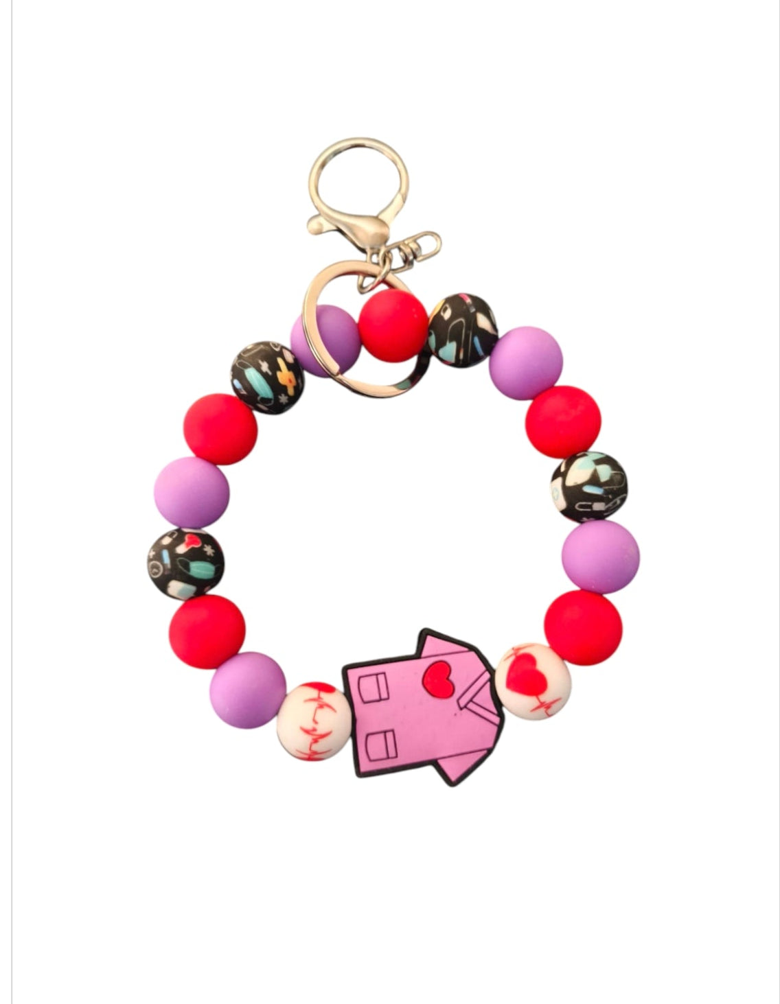 Porte-clés/bijou de sac fait main