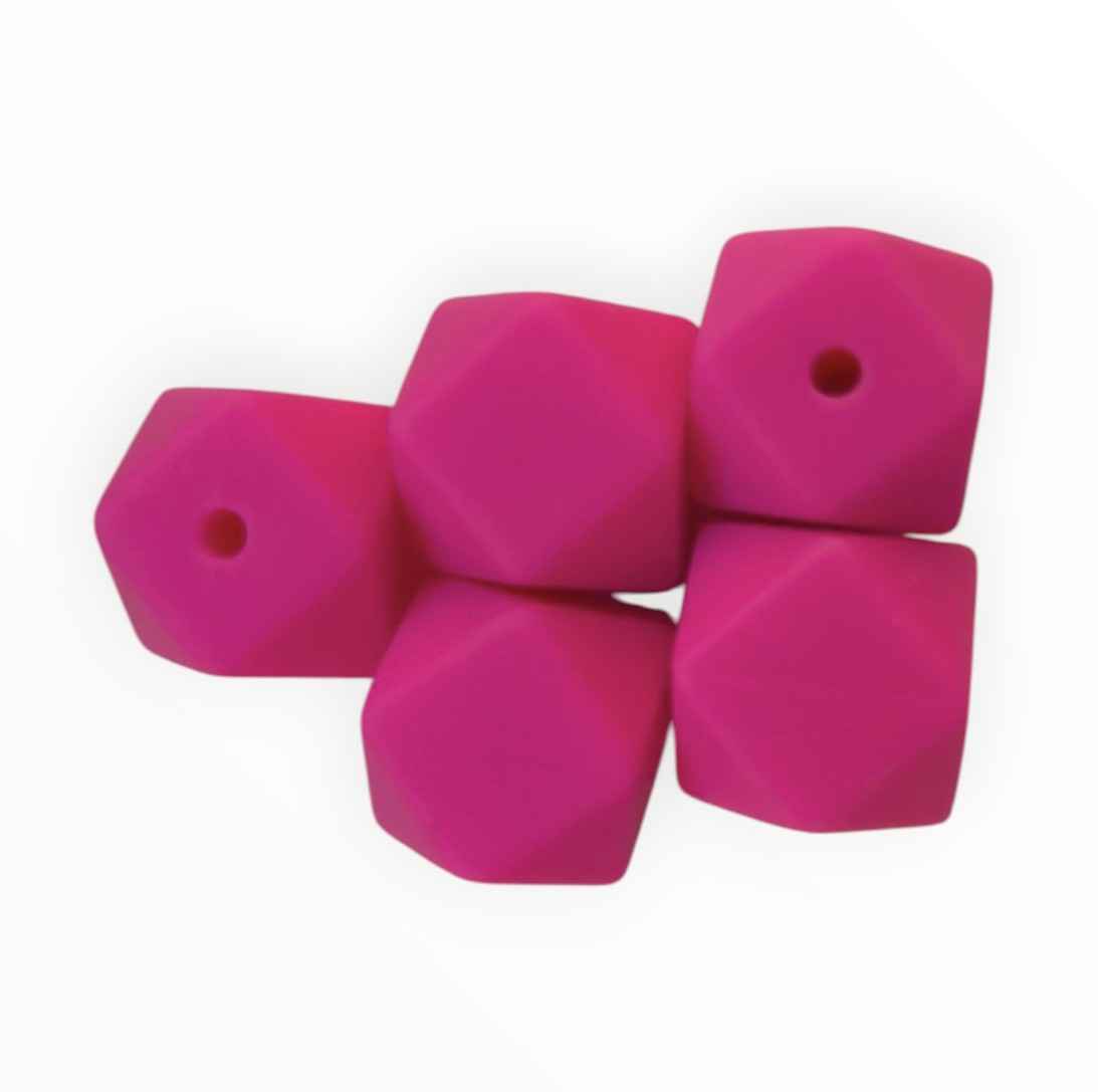 siliconen kralen flamingo roze