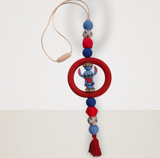 Stitch achteruitkijkspiegel hanger