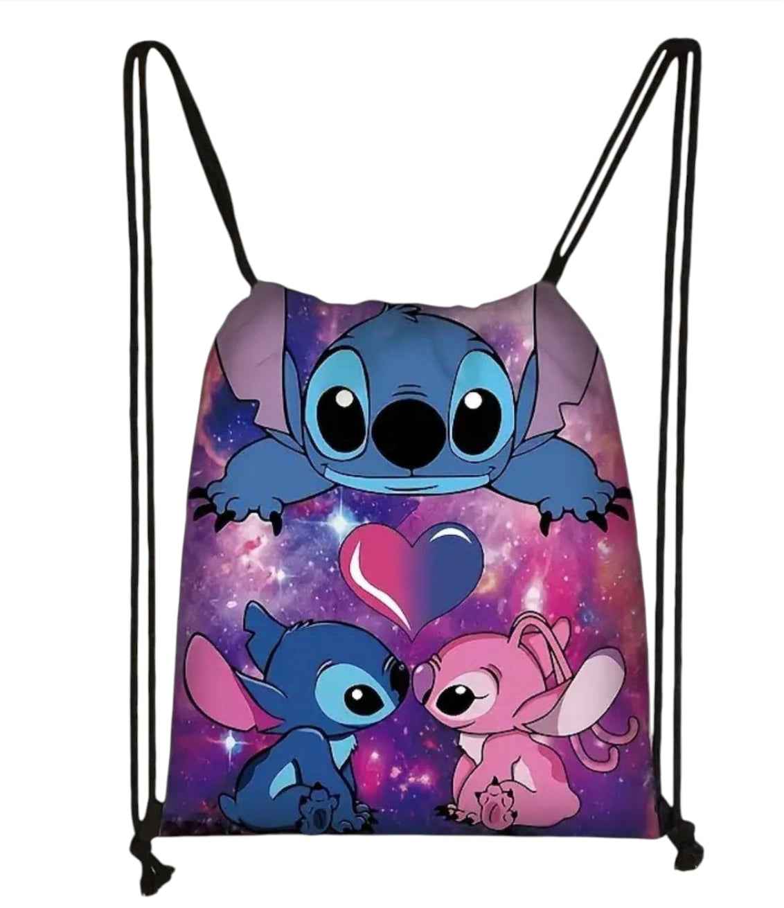 Stitch rugzak met trekkoordsluiting