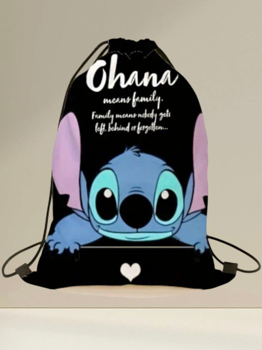 Stitch rugzak met trekkoordsluiting