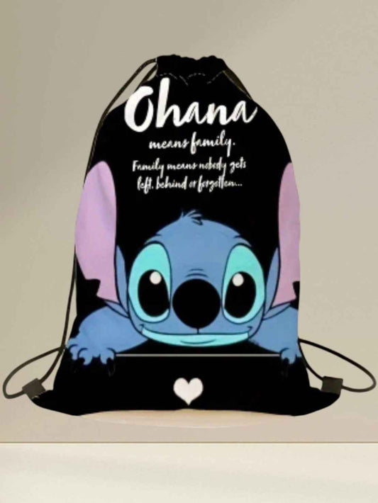 Stitch rugzak met trekkoordsluiting