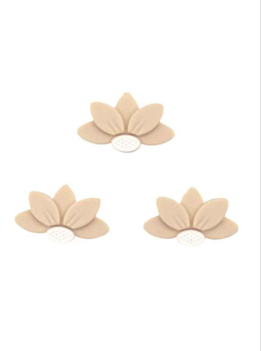 Halve Daisy Siliconen Bloemkralen – 30×18×8 mm | Voor Pennen, Clips & Armbanden