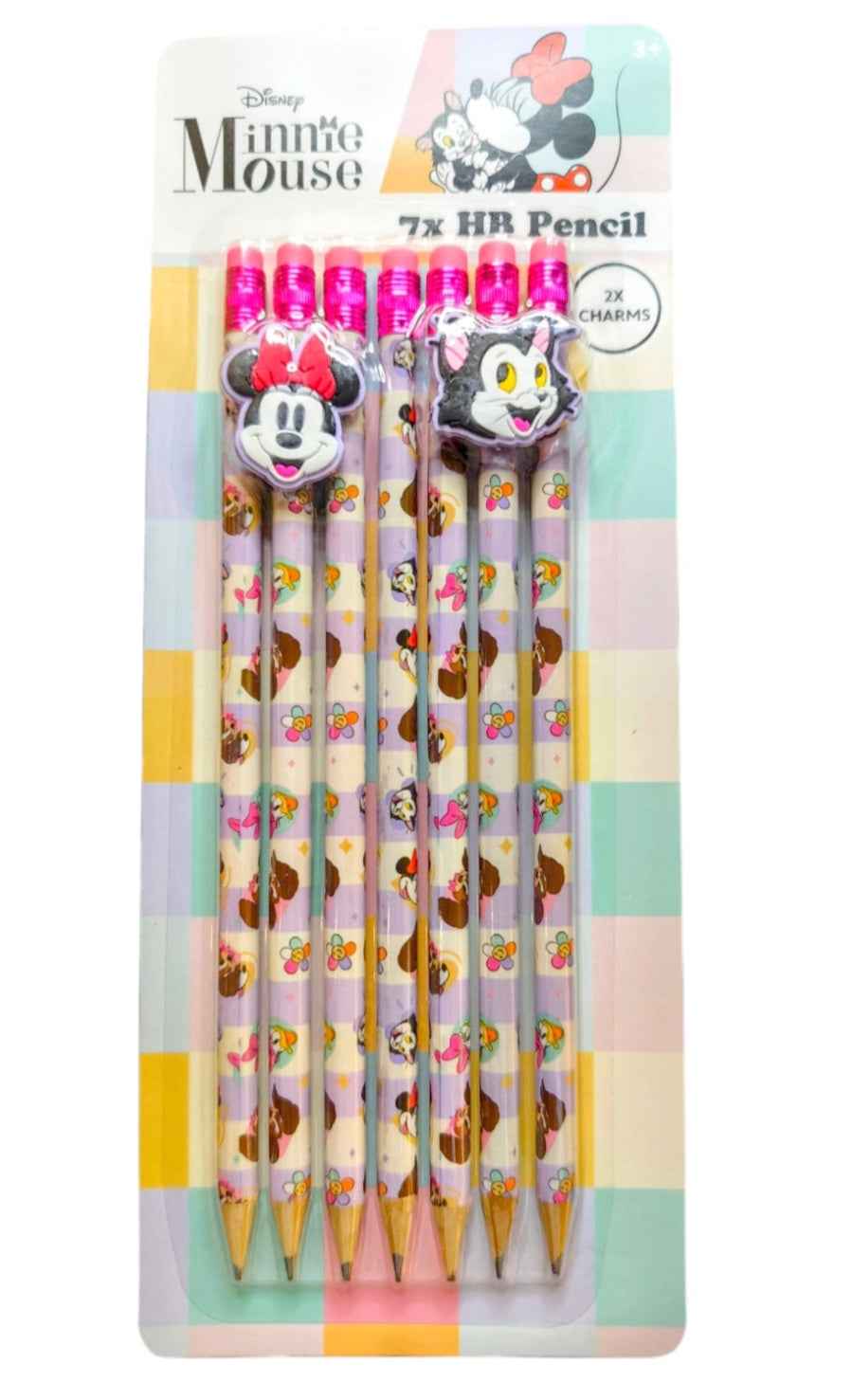 Disney /marvel Potloden Set – 7x HB Potlood met Gum & 2x Charms