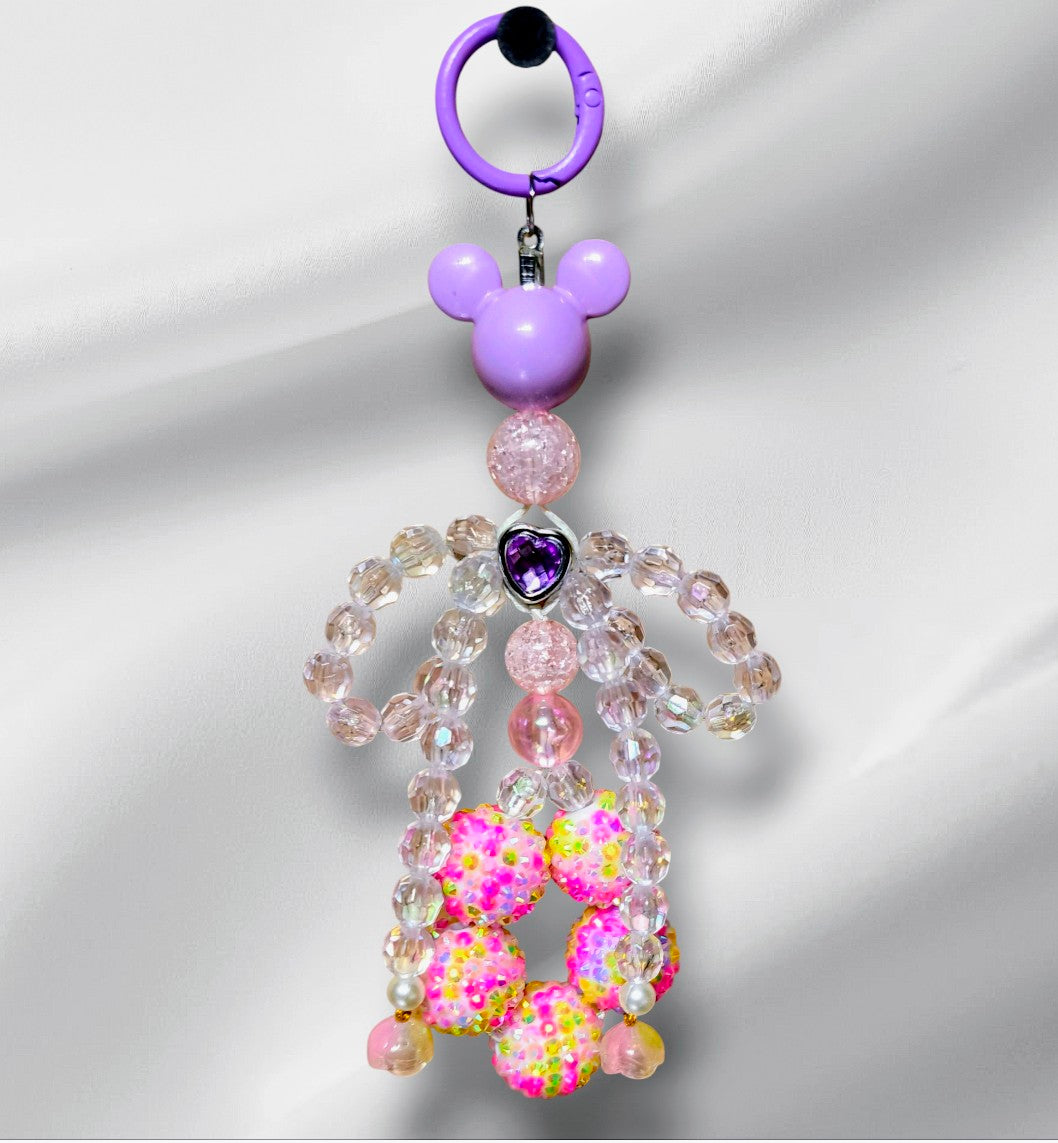 Handmade Keychain with Bow