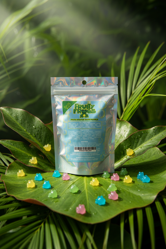 Fruity Frogs - Kikker badparels met kiwi geur, 10 Stuks