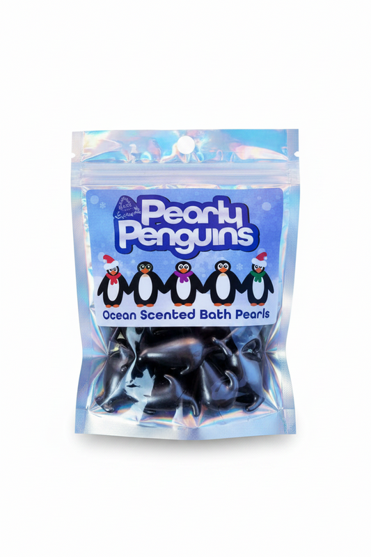 Parelmoerachtige Pinguïns: Tien Badparels Pinguïns met Oceaangeur