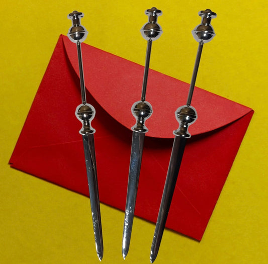 Diy Vintage roestvrijstalen blanco decoratieve envelopopener