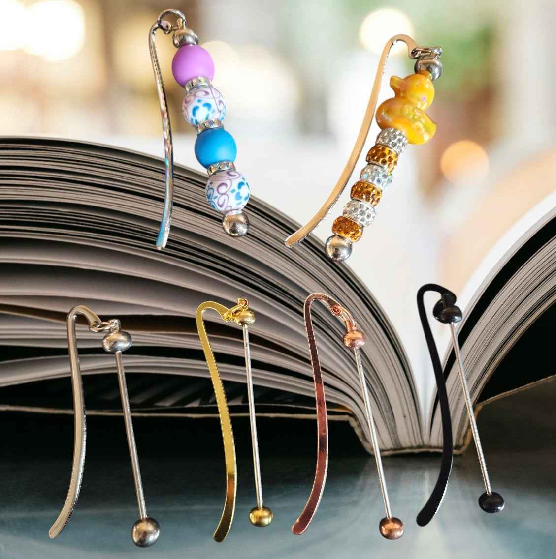 Metalen blanco bladwijzer, boekenlegger
