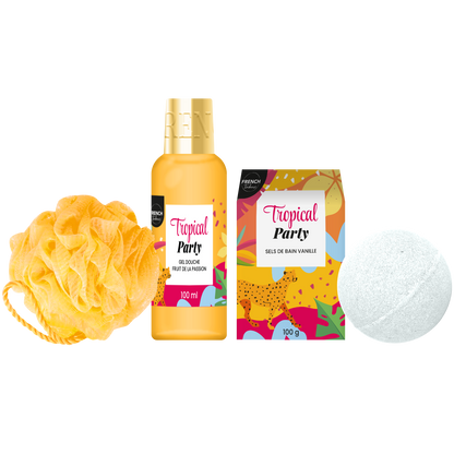 Mini badkuip Tropical Party - cadeauset