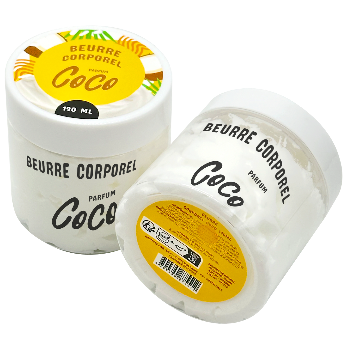 Opgeklopte Lichaamsboter - 190ml