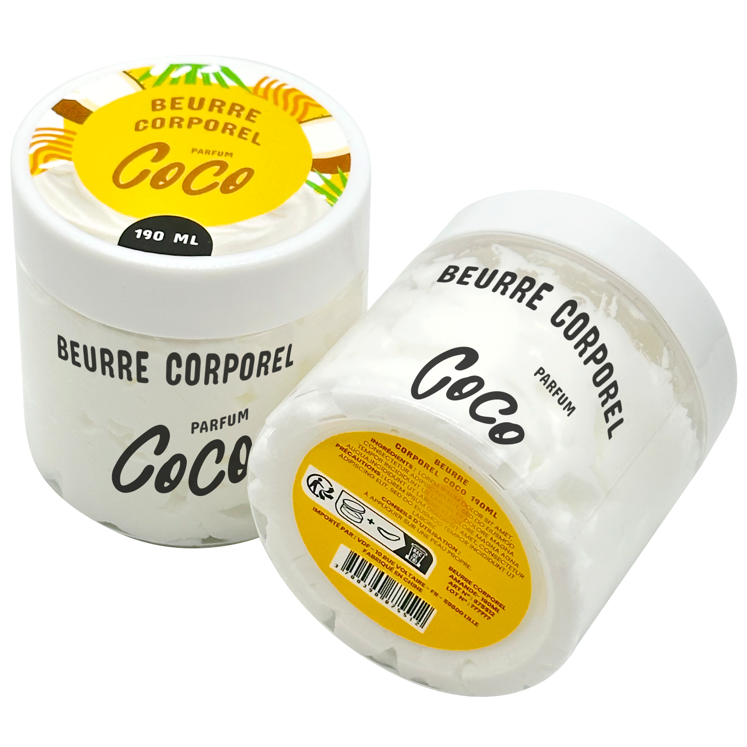 Opgeklopte Lichaamsboter - 190ml