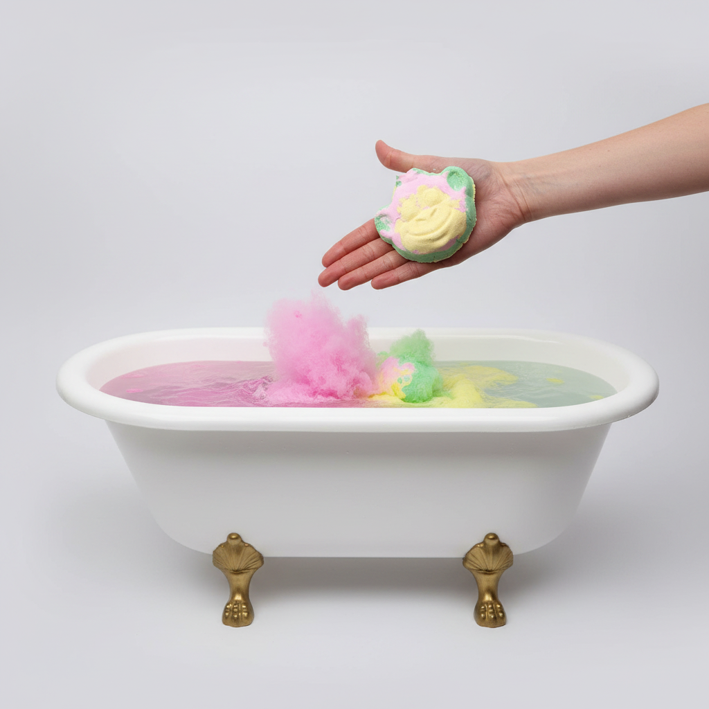 Monkey Bathbomb Guava Aardbei 90g - Ontspan Met De Zoete Geur