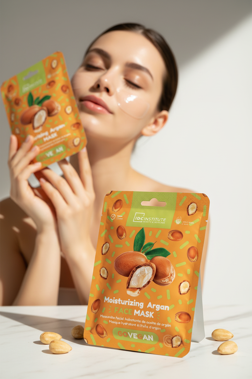 Skincare Essentials Arganolie Sheetmasker voor Hydratatie en Verjonging