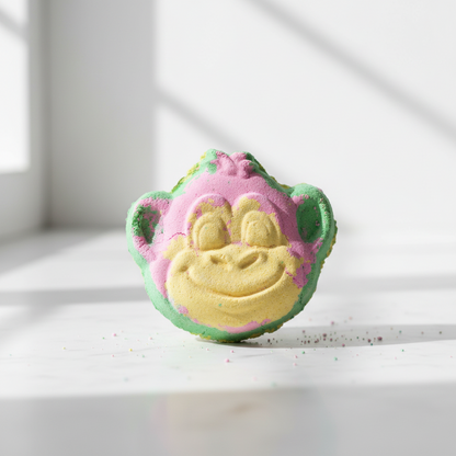 Monkey Bathbomb Guava Aardbei 90g - Ontspan Met De Zoete Geur