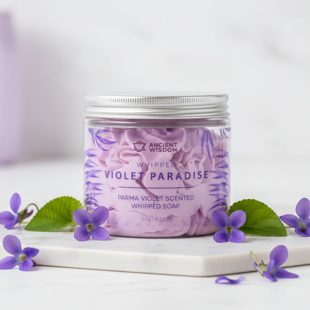 whipped cream soap: Strawberry & kiwi