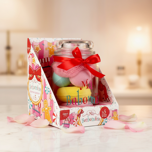 Badbommen Snoeppot Cadeauset voor een Ontspannende Badervaring