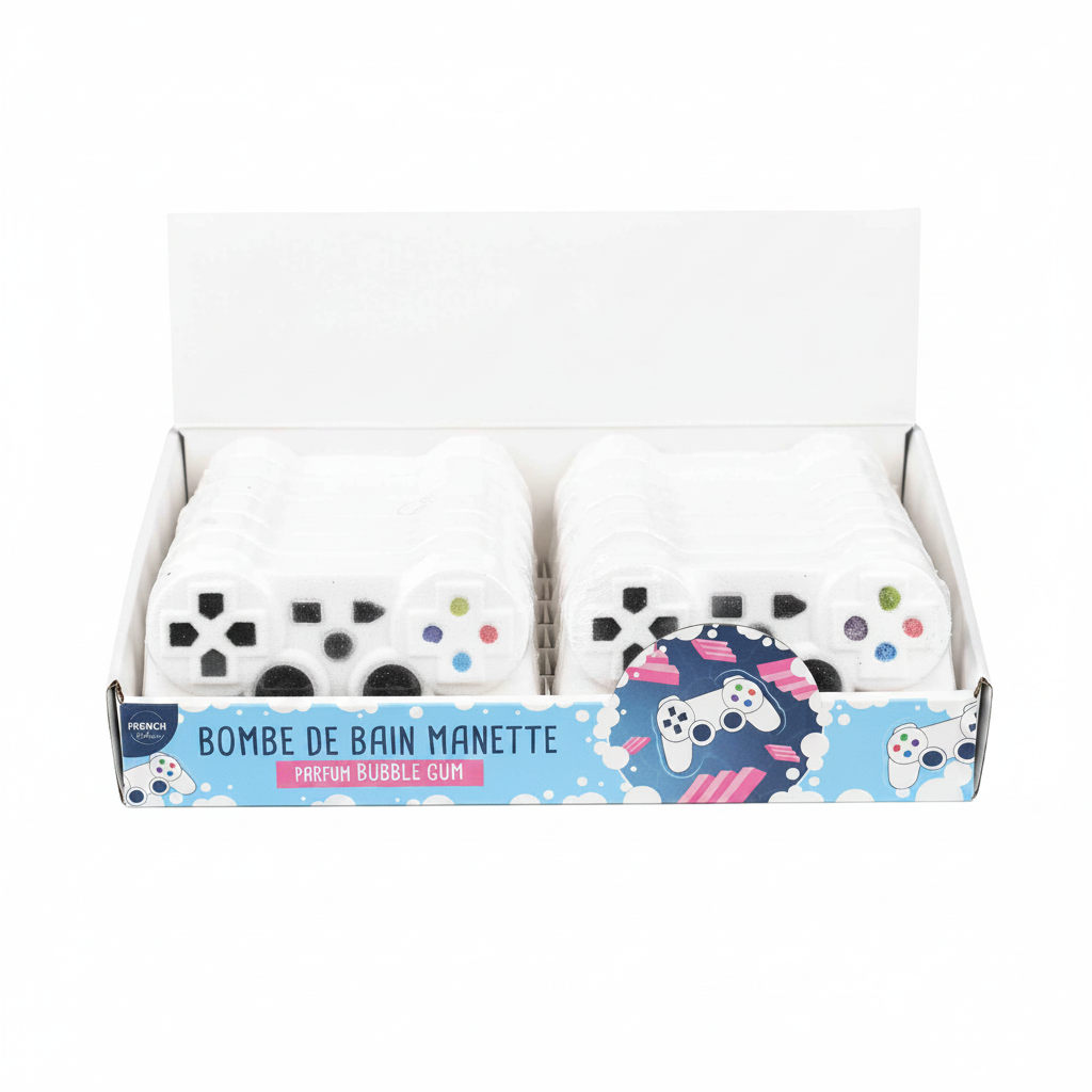 Badbom Gamer Controller Bubblegumgeur 150 gr voor Ultimatief Ontspannen Baden