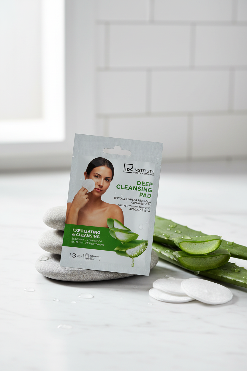 Aloe Vera Reinigingspad voor Diepe Reiniging en een Stralende Huid