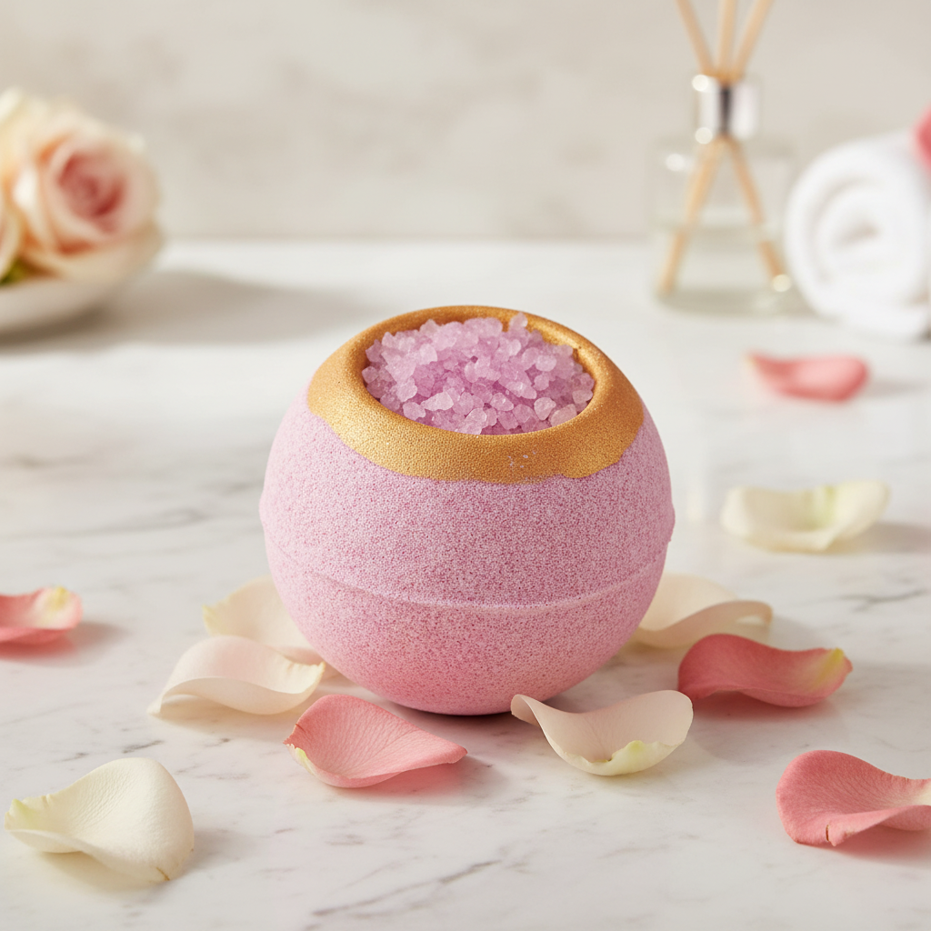 Badbom met badzout - 150 g voor de perfecte ontspanning