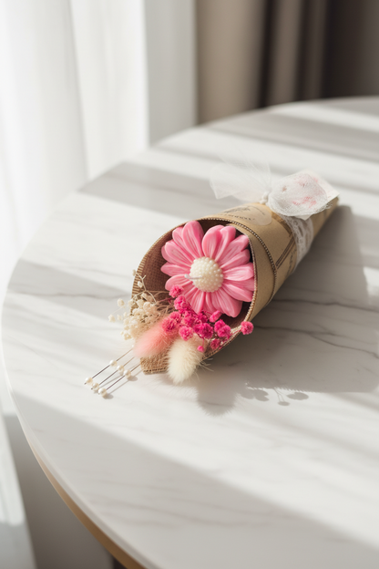 Boeket bloemen kaars 1 stuk - Unieke decoratieve kaars voor elke gelegenheid