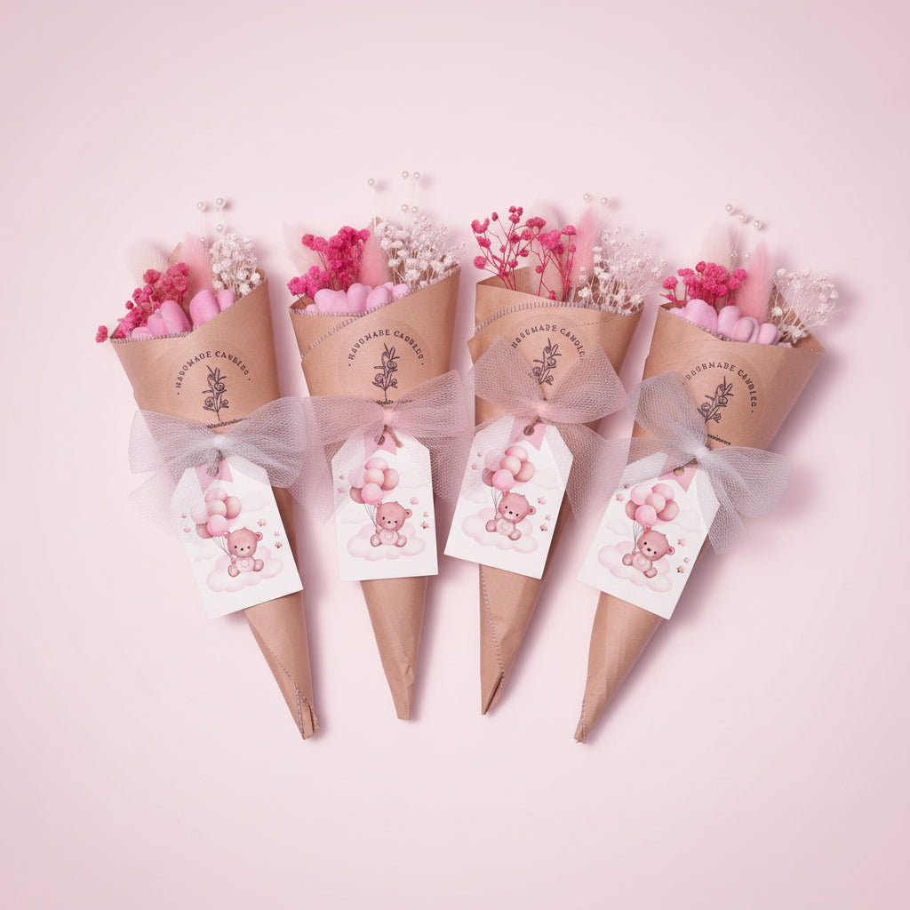 Boeket bloemen kaars 1 stuk - Unieke decoratieve kaars voor elke gelegenheid