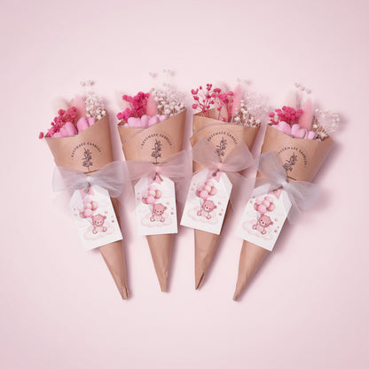 Boeket bloemen kaars 1 stuk - Unieke decoratieve kaars voor elke gelegenheid