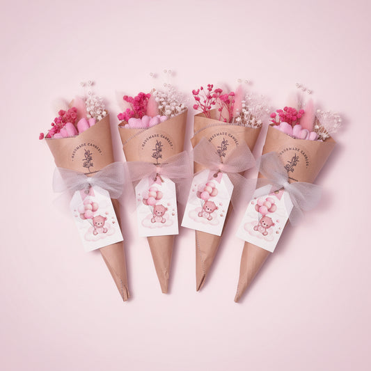 Boeket bloemen kaars 1 stuk - Unieke decoratieve kaars voor elke gelegenheid