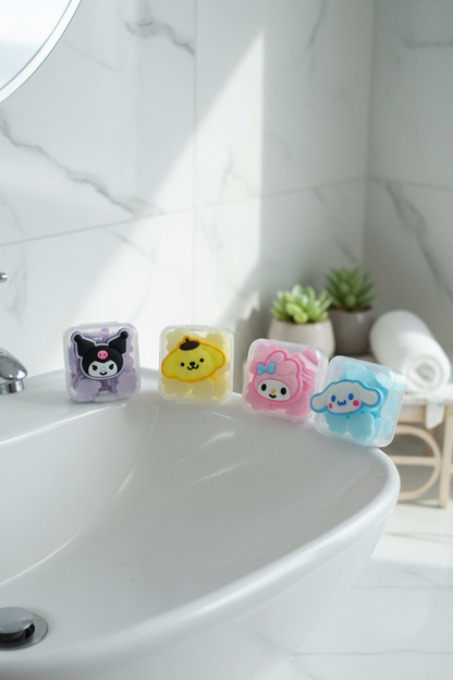 Papieren Zeepblaadjes voor Kinderen – Eenvoudig Hygiëne met Sanrio Speeltjes