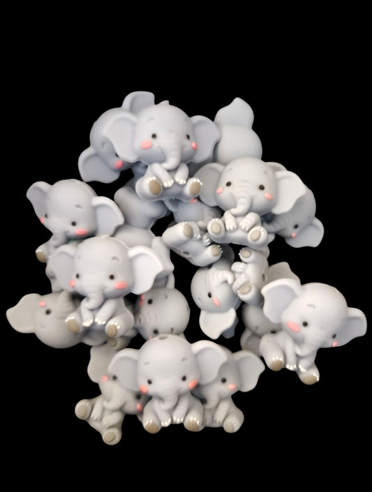 3D siliconen baby olifant kraal