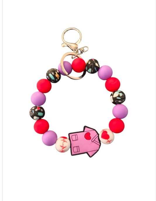 Handgemaakte sleutel/ tashanger