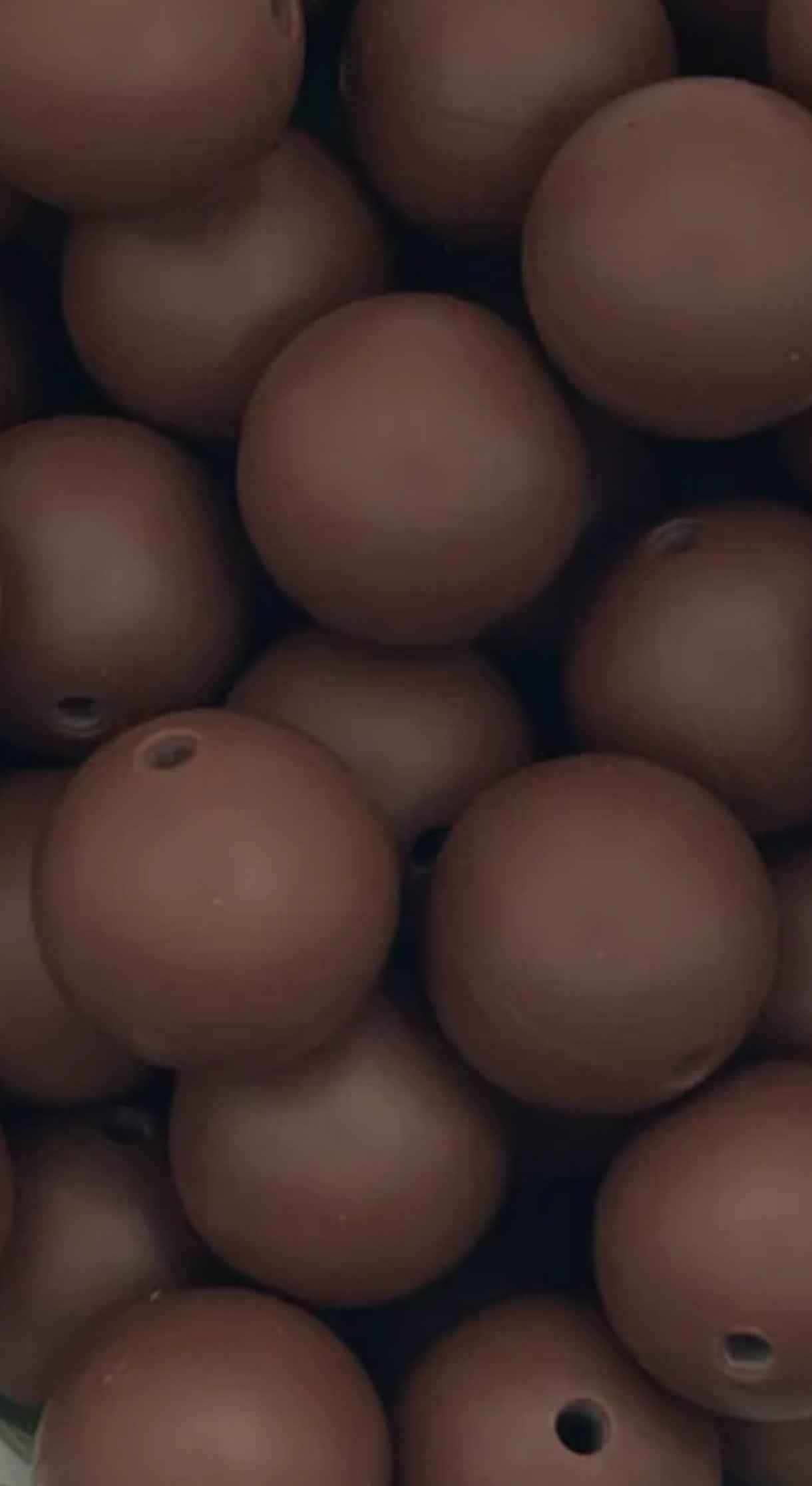 siliconen kralen choco