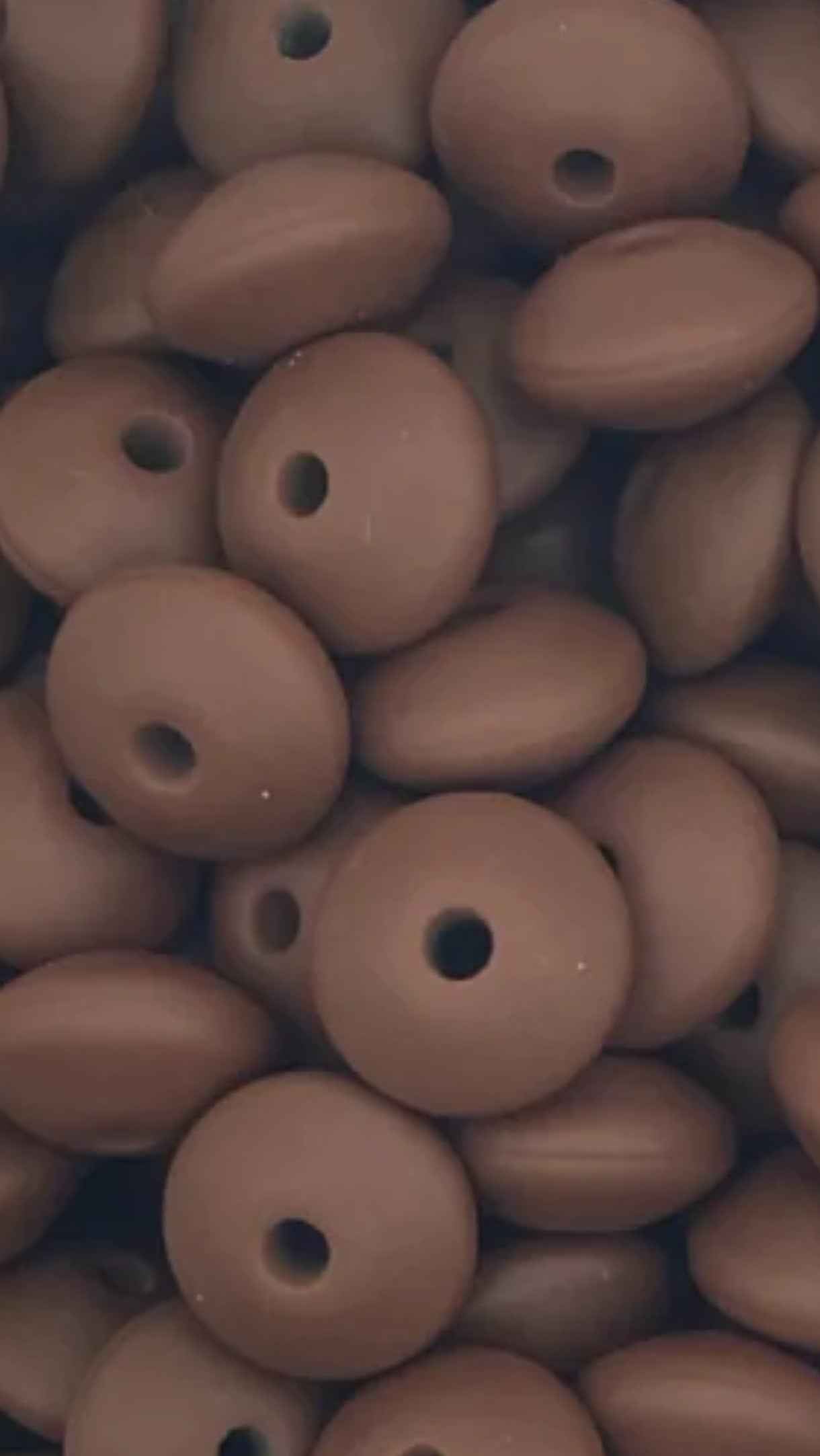 siliconen kralen choco