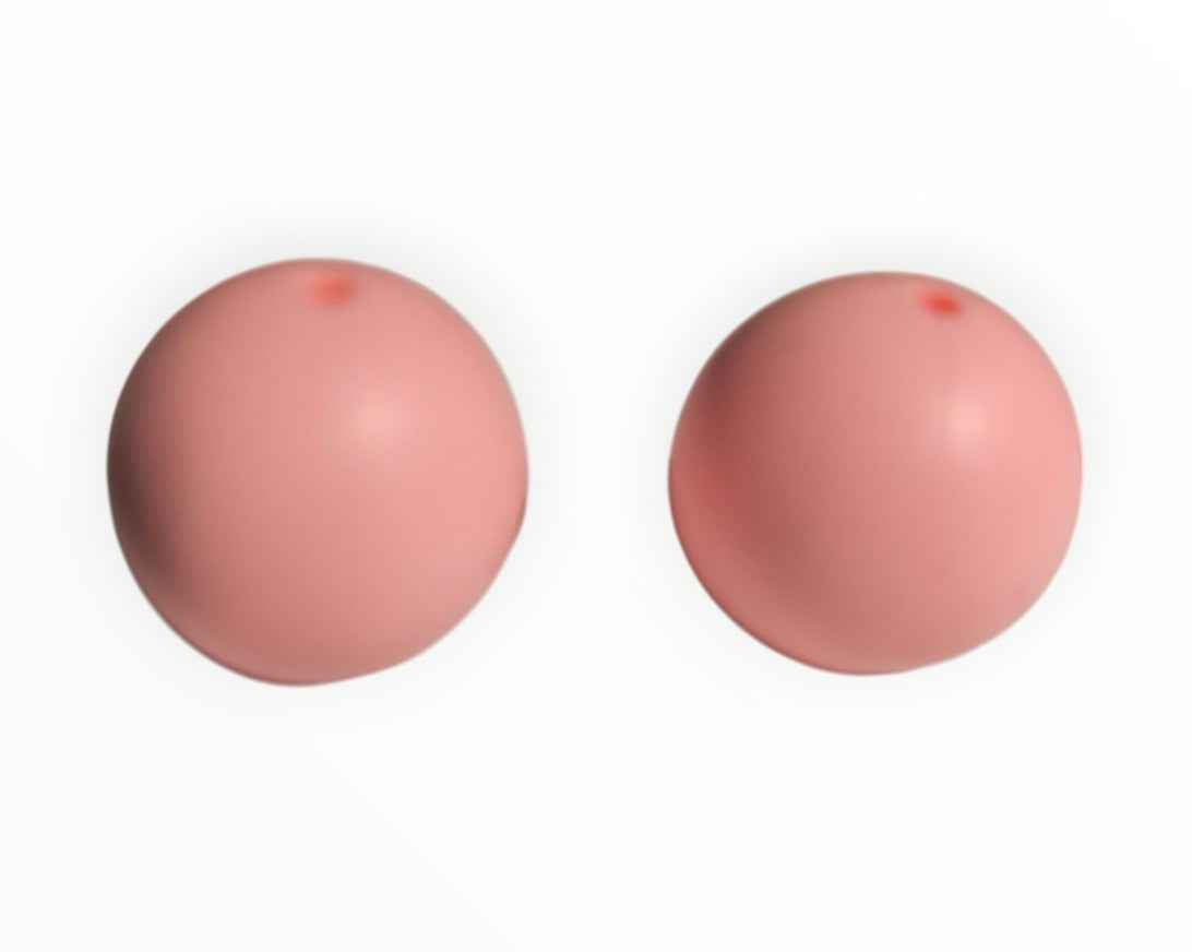 siliconen kralen baby roze