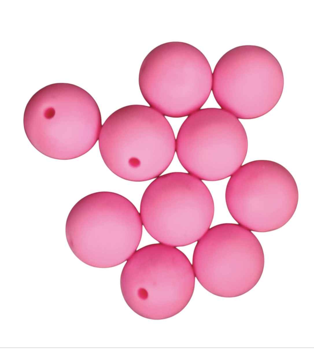 siliconen kralen roze