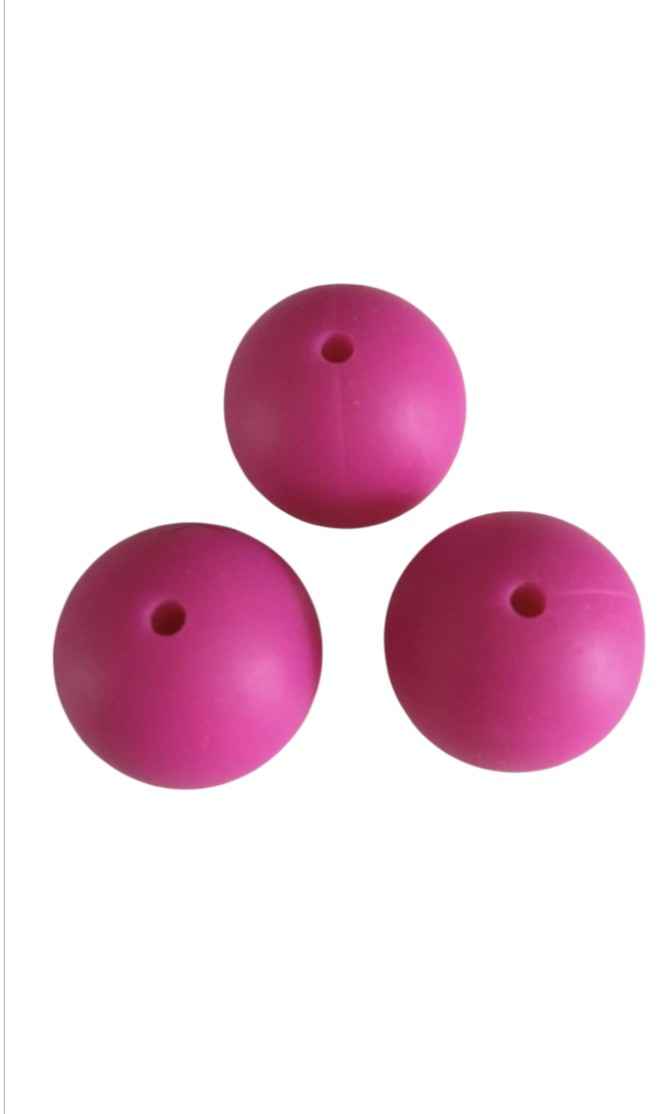 siliconen kralen flamingo roze