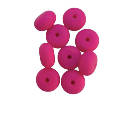 siliconen kralen flamingo roze