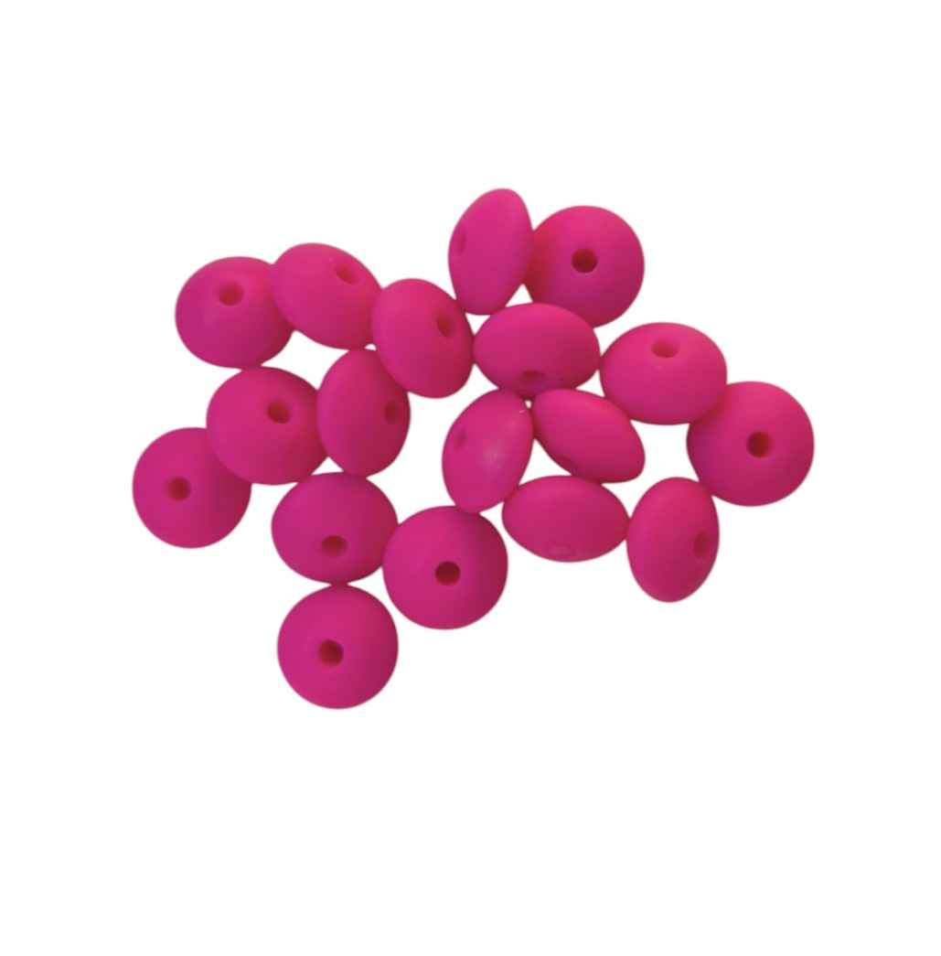 siliconen kralen flamingo roze
