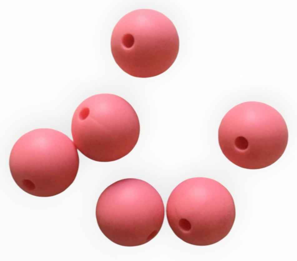 siliconen kralen koraal roze