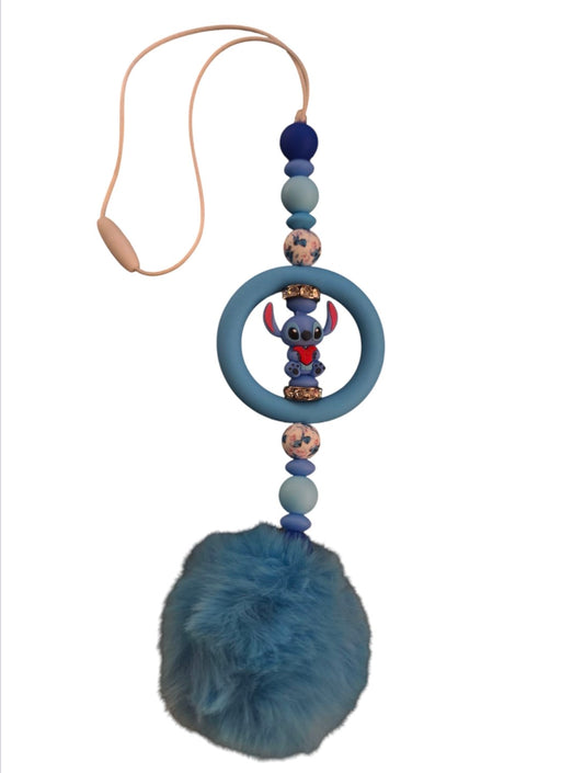 Stitch achteruitkijkspiegel hanger