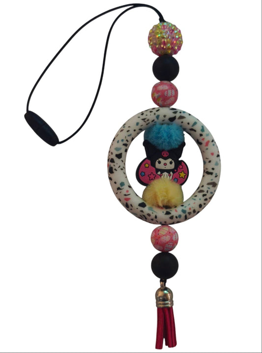 Handgemaakte achteruitkijkspiegel hanger