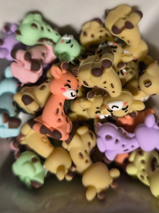 3D Siliconen Baby Giraf Kraal – 3 cm x 2 cm