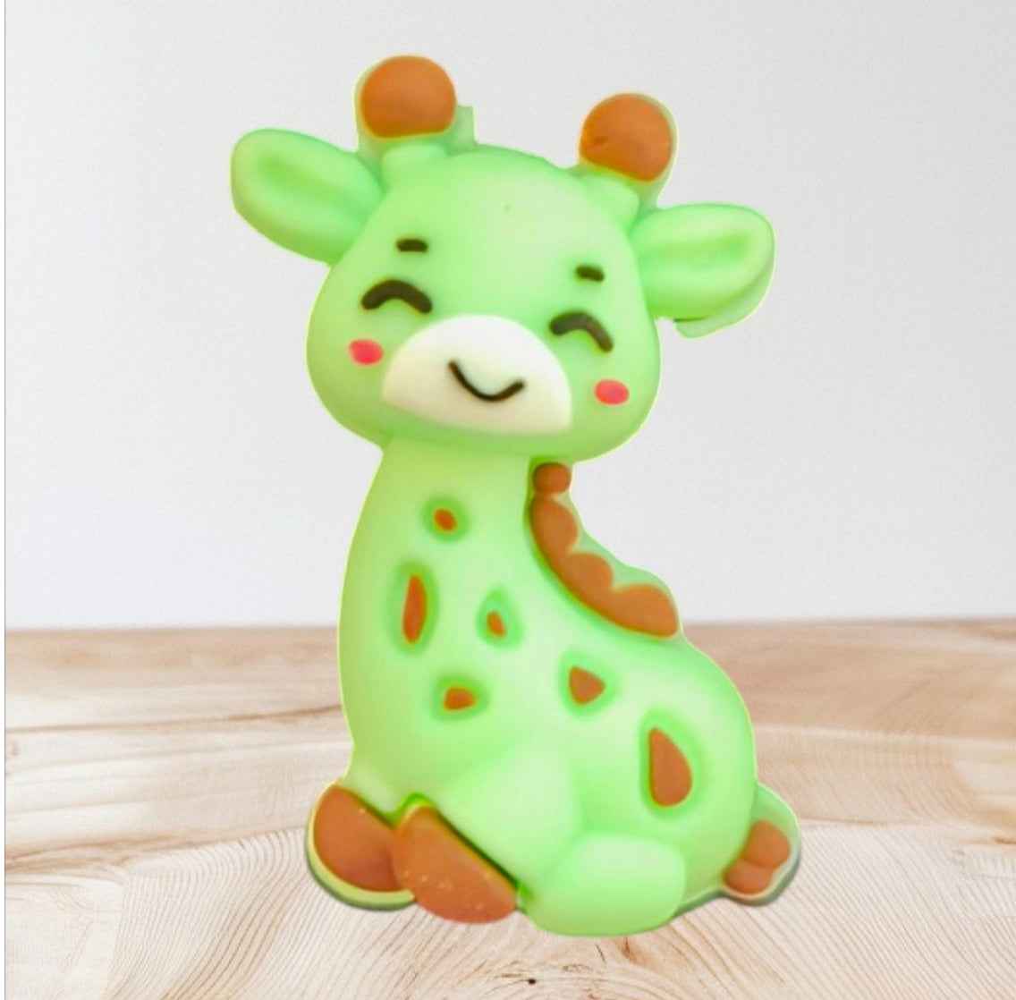 3D Siliconen Baby Giraf Kraal – 3 cm x 2 cm