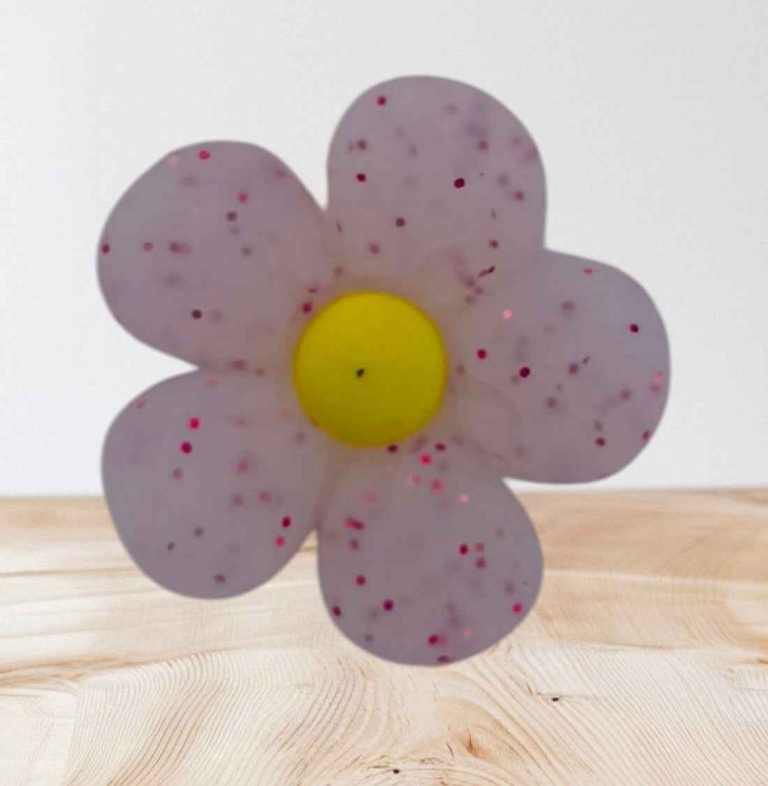 Siliconen Bloemkralen met Glitter – 2,5 cm | Voor Pennen & Armbanden
