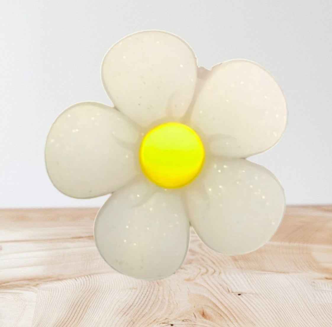 Siliconen Bloemkralen met Glitter – 2,5 cm | Voor Pennen & Armbanden