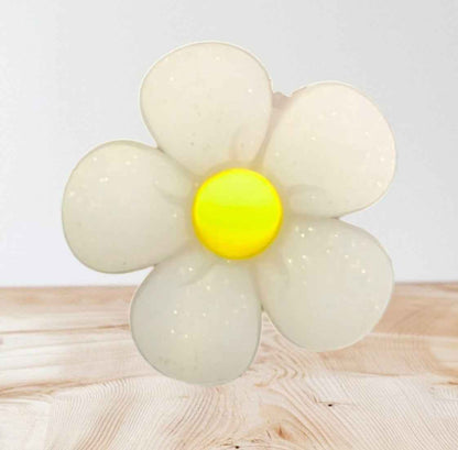 Siliconen Bloemkralen met Glitter – 2,5 cm | Voor Pennen & Armbanden
